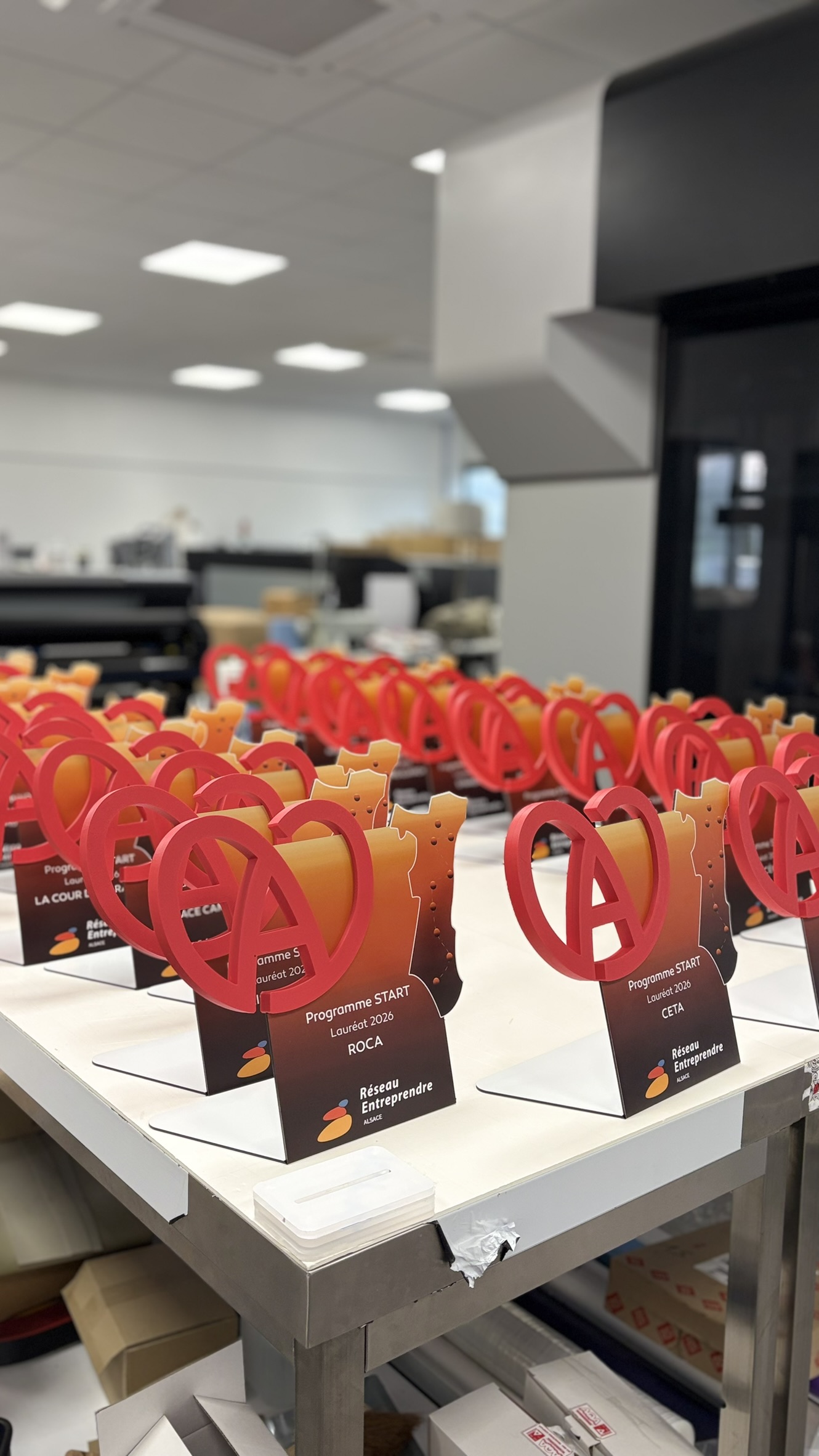 Des trophées personnalisés pour marquer vos événements