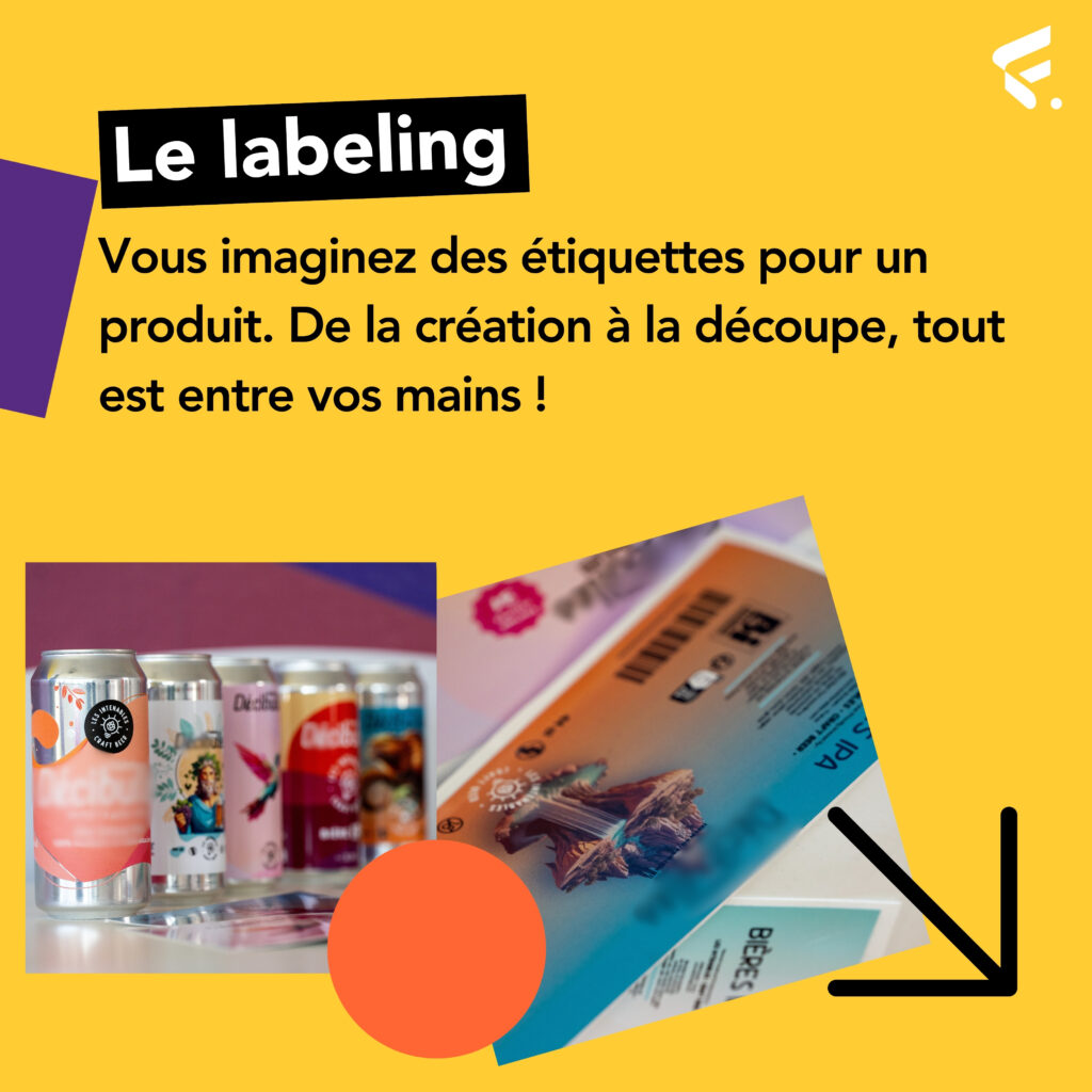 LE + impressions numérique labeling