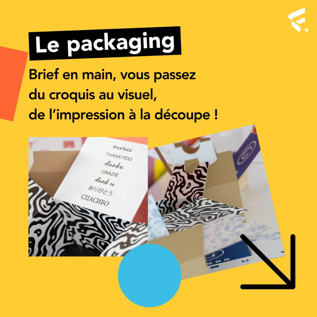 LE + impressions numérique packaging
