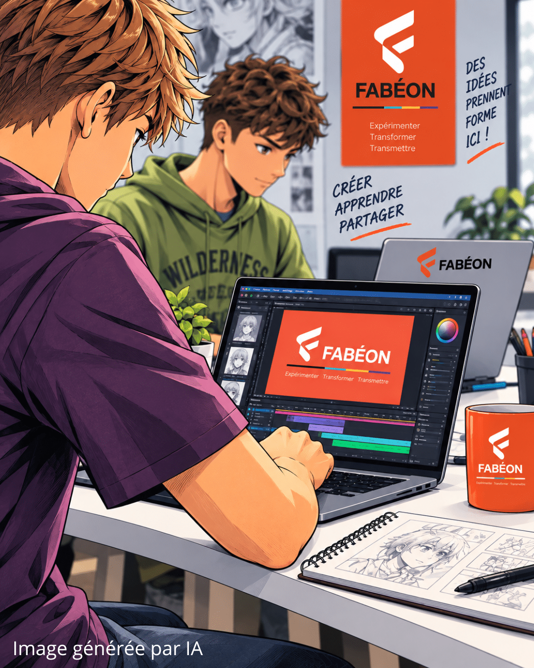 Conception designer UI : une formation en alternance avec une coloration manga